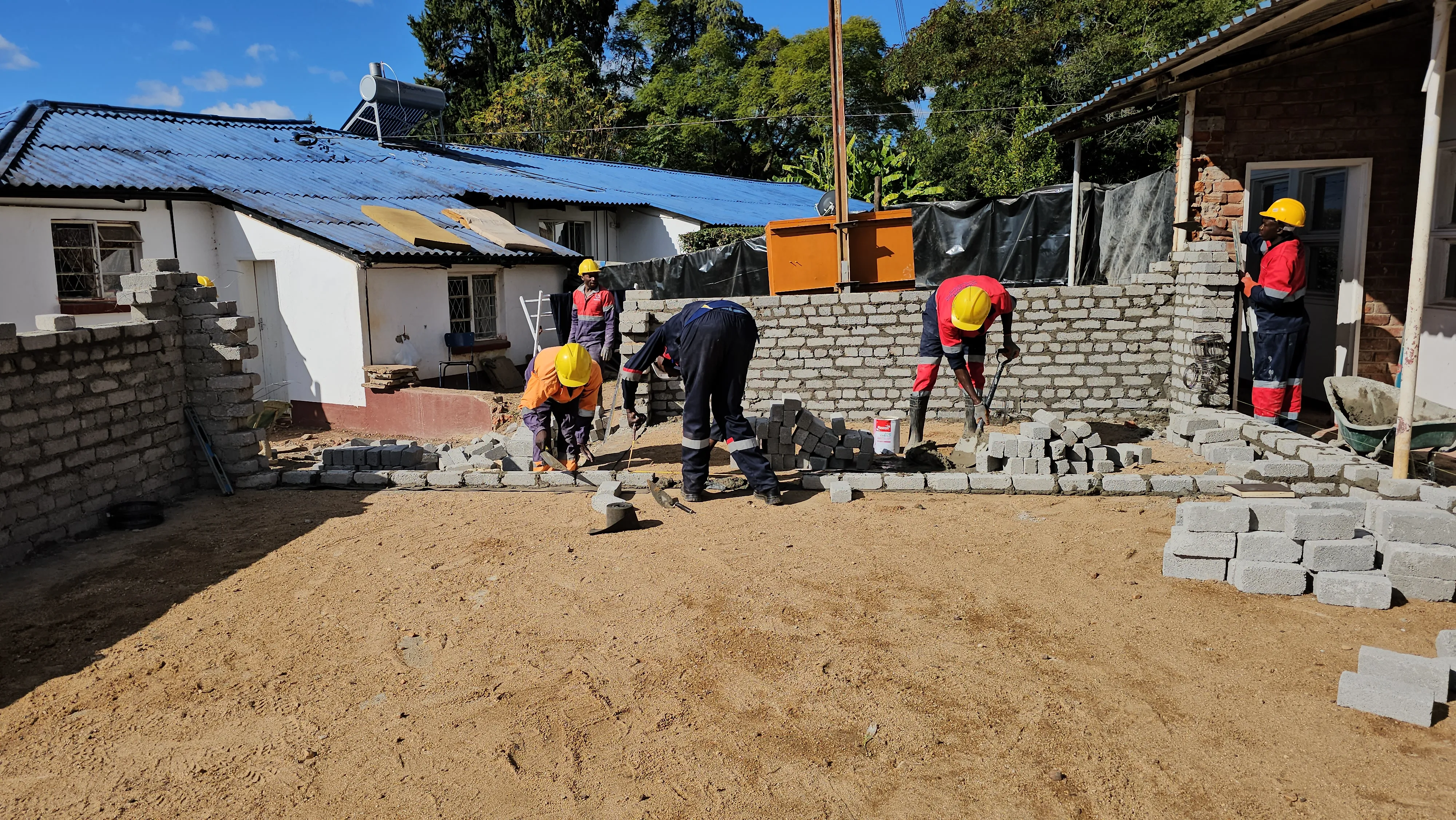 Hillcrest College Boys Hostel construction progress